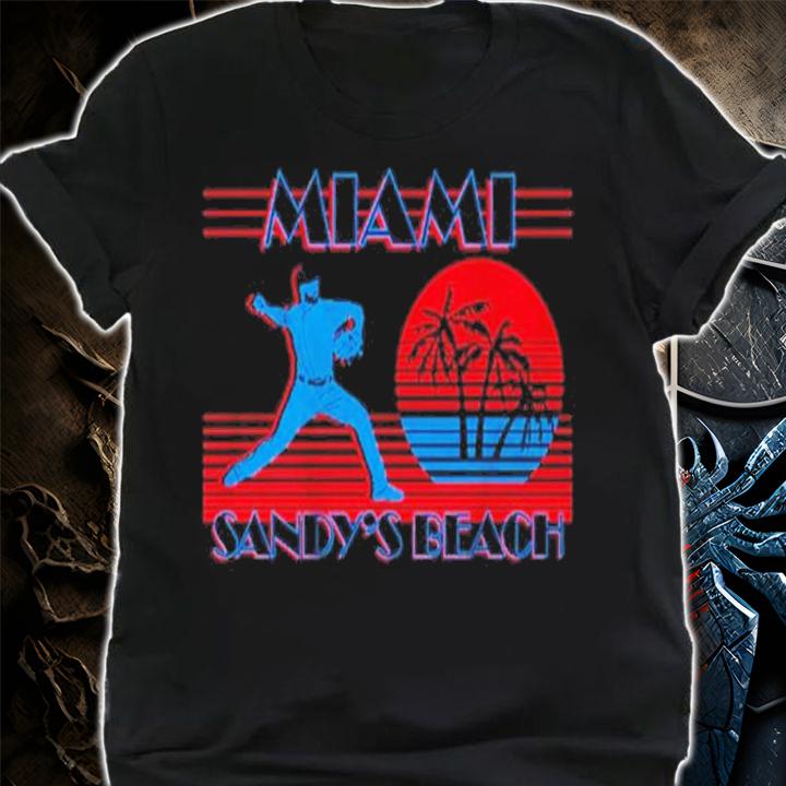 Sandy Alcntara Sandy's Beach shirt t-shirt