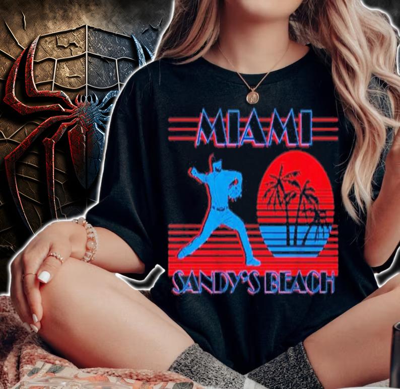 Sandy Alcntara Sandy's Beach shirt t-shirt