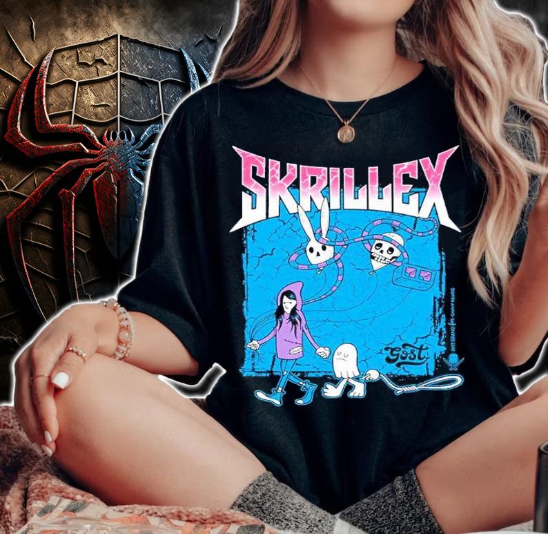 Skrillex Bands Gost Shirt t-shirt