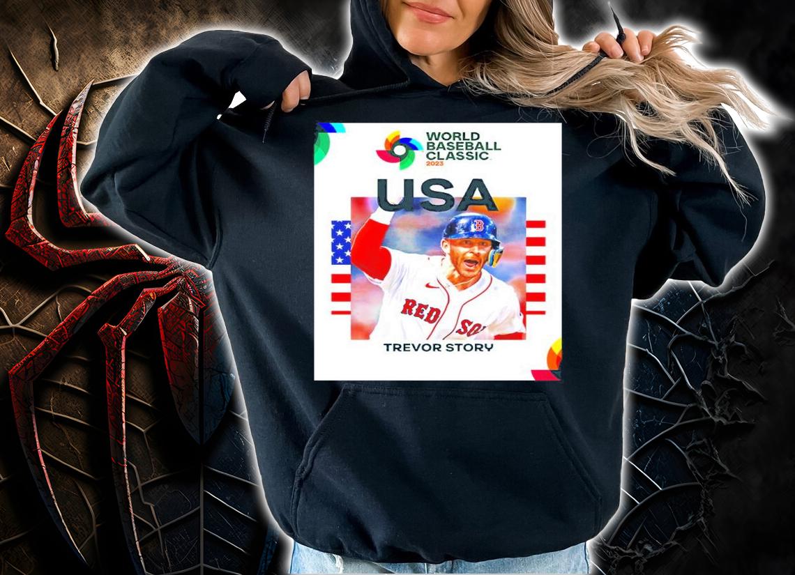 Trevor Story World Baseball Classic 2023 Team USA Shirt t-shirt hoodie