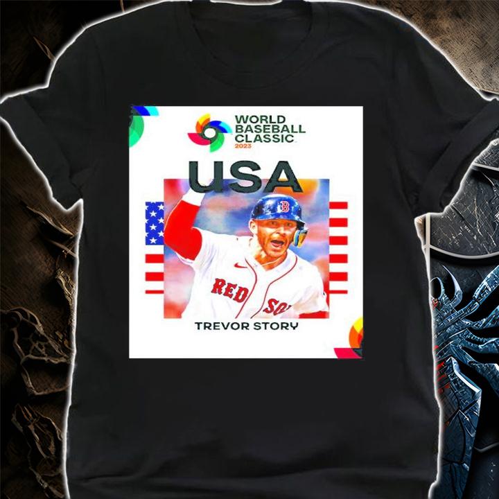 Trevor Story World Baseball Classic 2023 Team USA Shirt t-shirt shirt