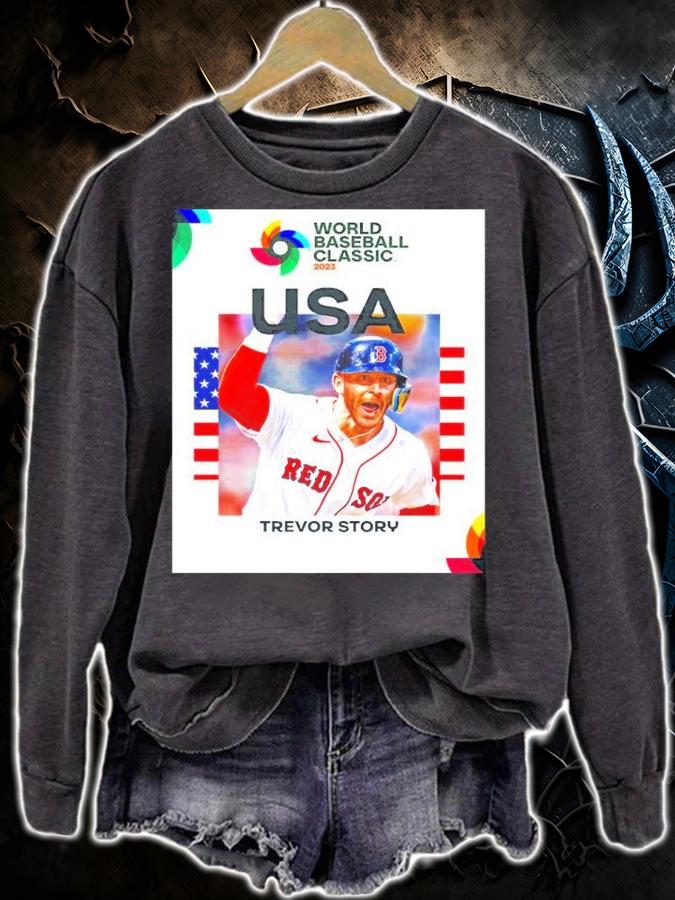 Trevor Story World Baseball Classic 2023 Team USA Shirt t-shirt sweatshirt