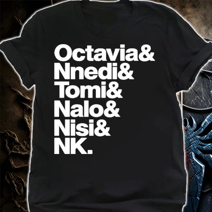 Gareth L Powell Wearing Octavia Nnedi Tomi Nalo Nisi Nk T-Shirt t-shirt