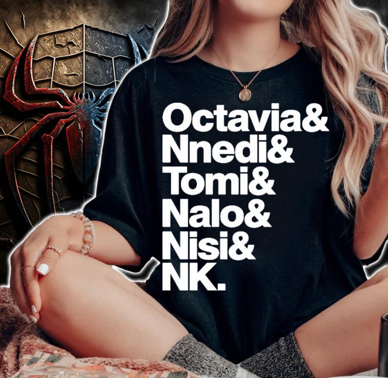 Gareth L Powell Wearing Octavia Nnedi Tomi Nalo Nisi Nk T-Shirt t-shirt