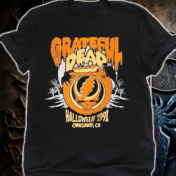 Grateful Dead Halloween Pumpkin Light Weight T-Shirt t-shirt