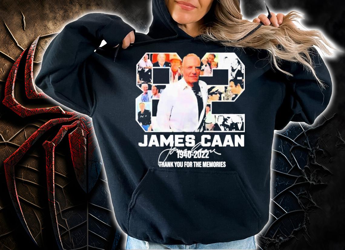 James Caan 1940-2022 Thank You For The Memories Signature Shirt t-shirt