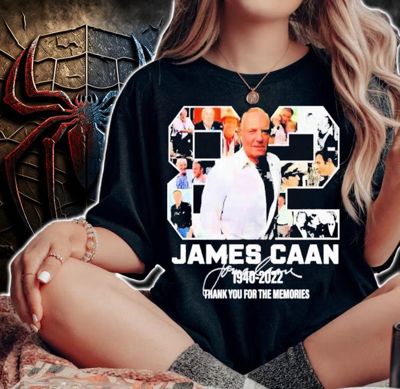 James Caan 1940-2022 Thank You For The Memories Signature Shirt t-shirt