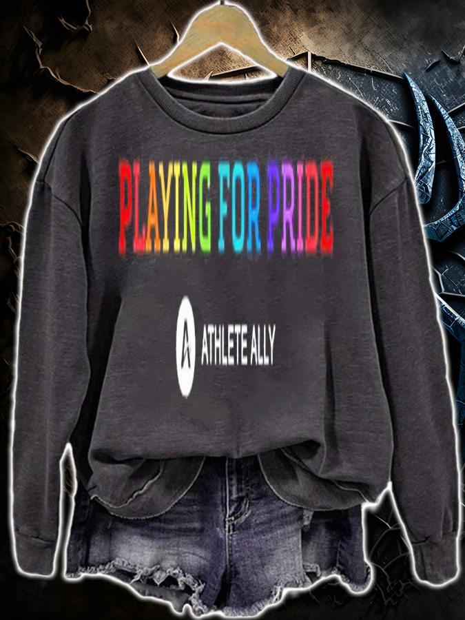 Playing For Pride Athlete Ally t-shirt sweatshirt