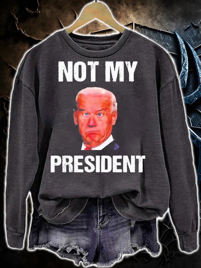 Pro Trump 2024 Not My President Anti-Biden Republican T-Shirt t-shirt