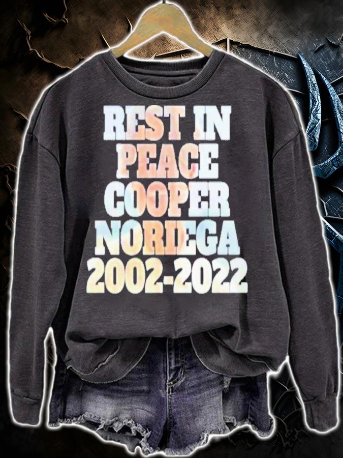 Rest In Peace Cooper Noriega 2002-2022 Shirt t-shirt sweatshirt