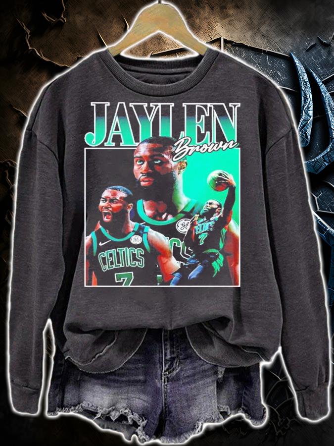 Retro Basketball Jaylen Brown Photographic Shirt t-shirt sweatshirt