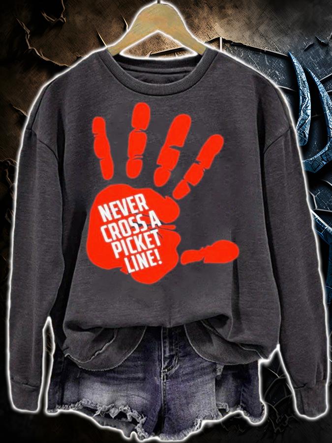 Sam Tarry Never Cross A Picket Line Shirt t-shirt