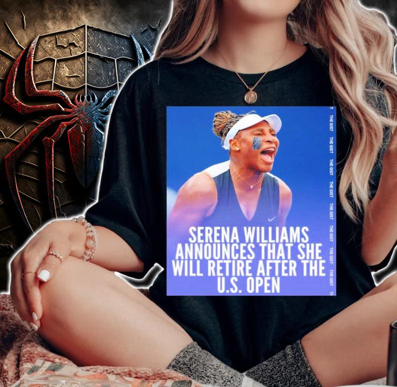 Serena Williams Announces That She Will Retire After The US Open Shirt t-shirt
