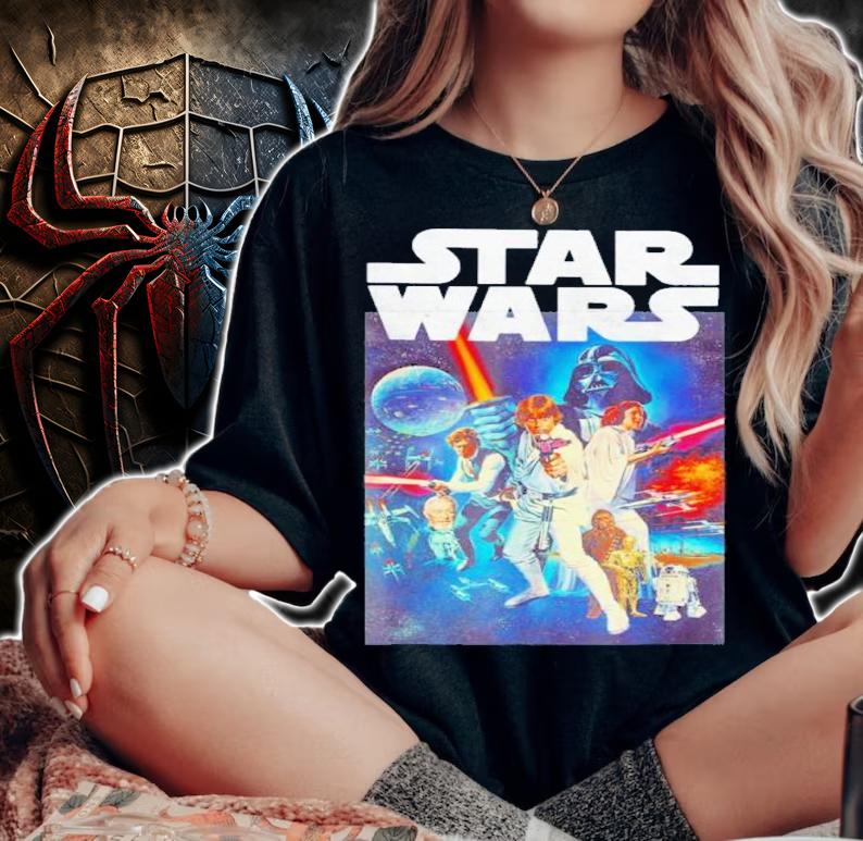 Star Wars Vintage Cast Poster Shirt t-shirt