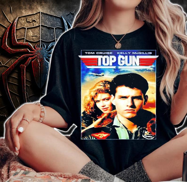 Tom Cruise Kelly Mcgillis Top Gun Poster T-Shirt t-shirt woman shirt