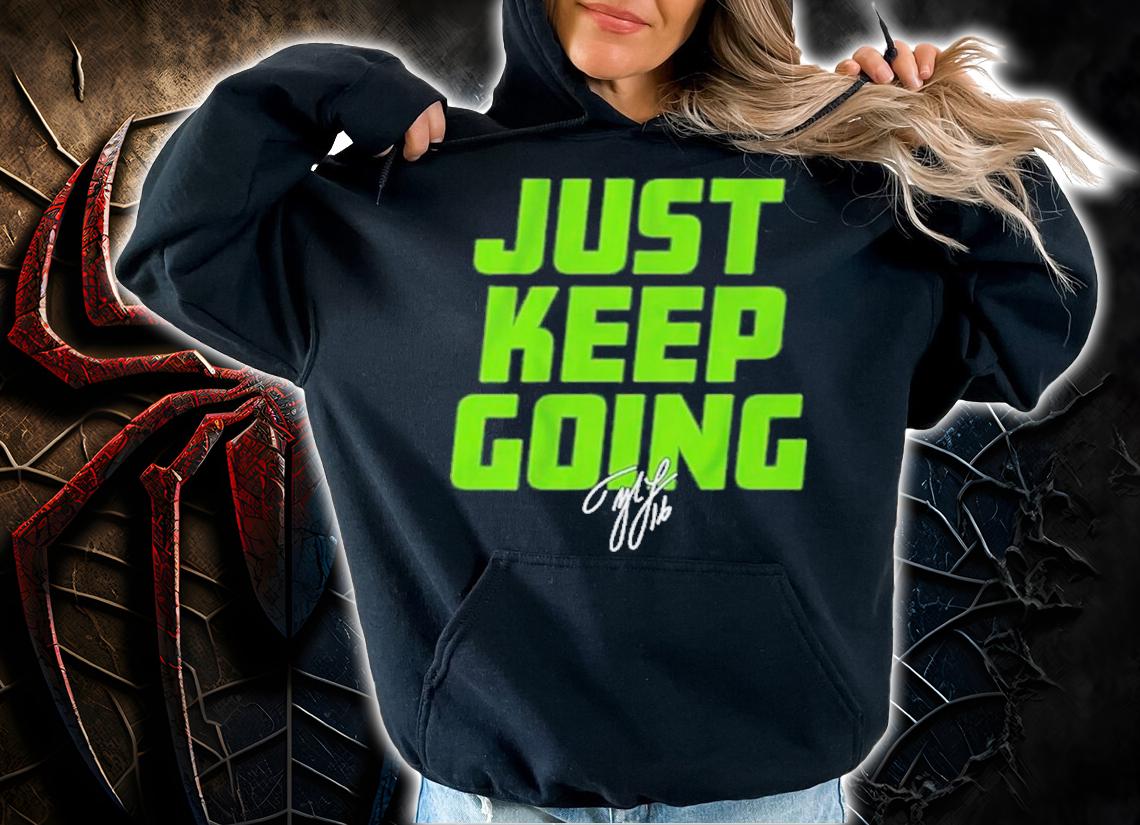 Tyler Lockett Just Keep Going Signatures Shirt t-shirt