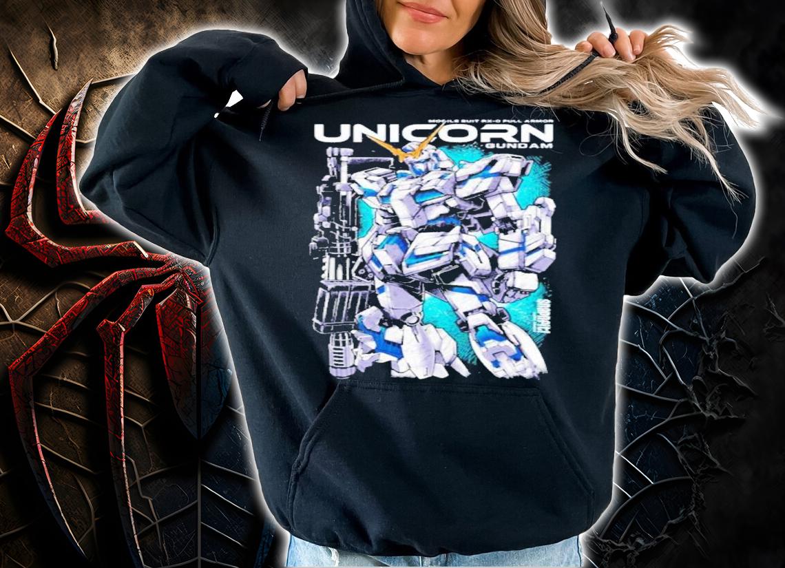 Unicorn Gundam RX-0 Full Armor Shirt t-shirt hoodie