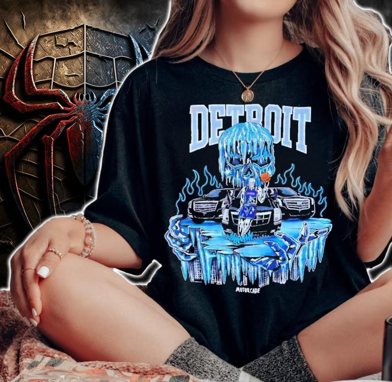 Warren Lotas X Detroit Motorcade Shirt t-shirt woman shirt