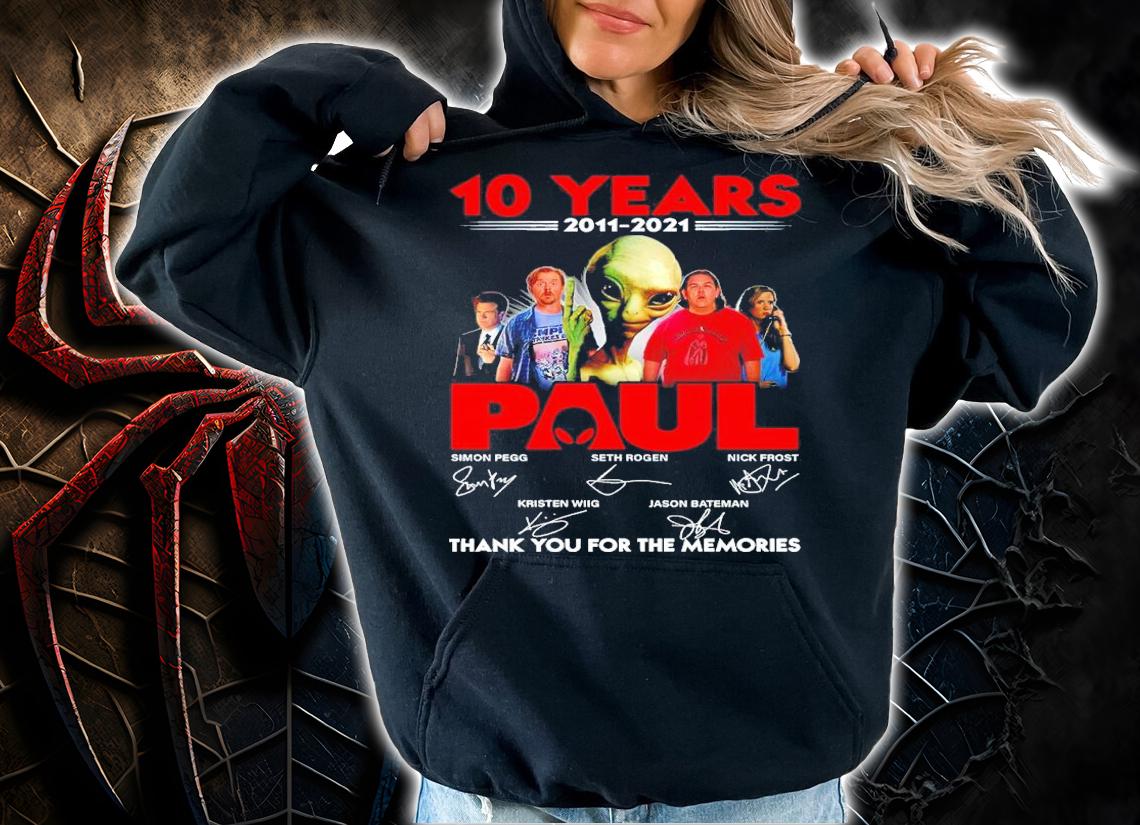 10 Years 2011-2021 Paul Signatures Thank You For The Memories Shirt t-shirt