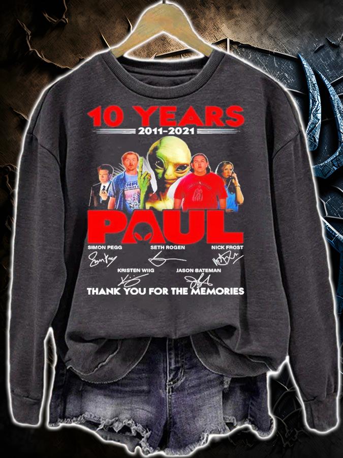 10 Years 2011-2021 Paul Signatures Thank You For The Memories Shirt t-shirt