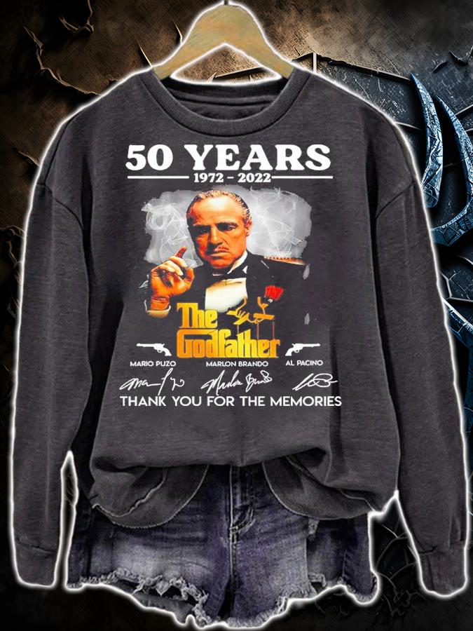 50 Years 1972-2022 The Godfather Signatures Thank You For The Memories Shirt t-shirt