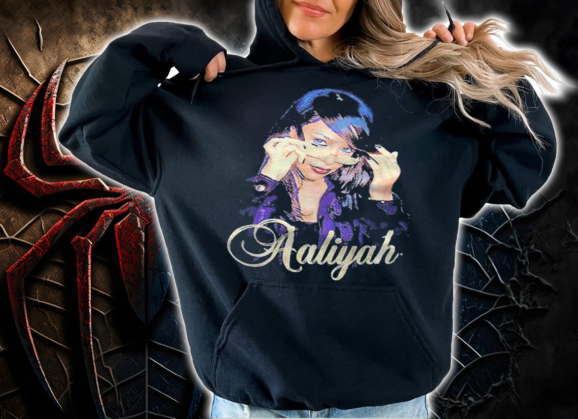 Aaliyah gold glitter T-shirt t-shirt