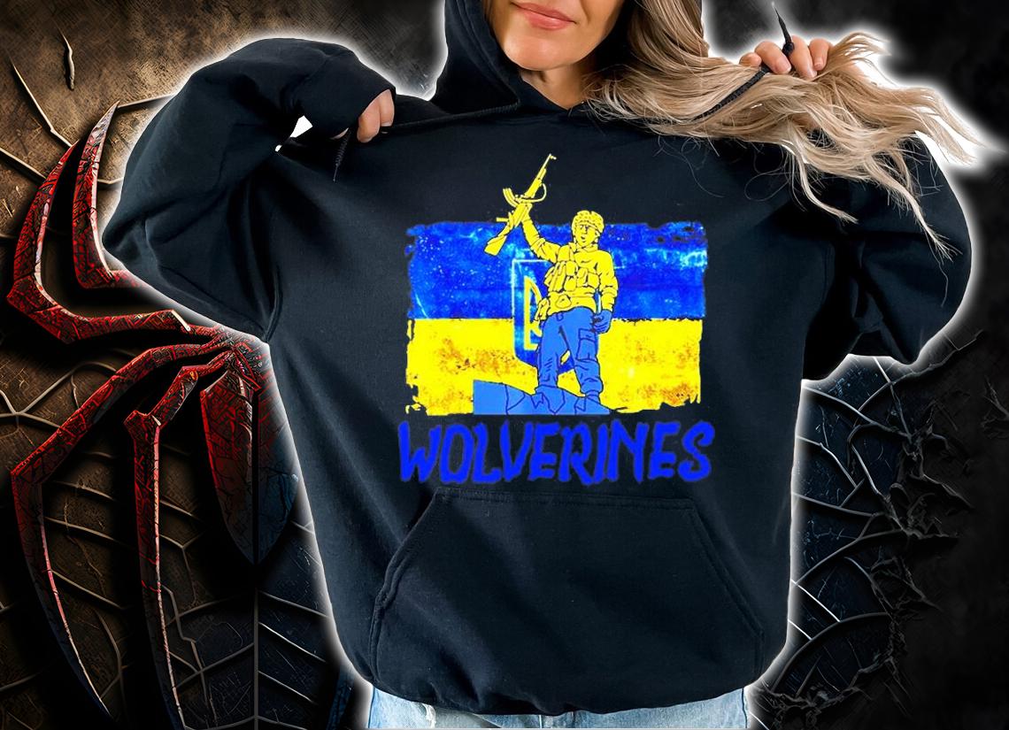 Adam Kinzinger Wolverines Love Ukrainian Soldiers T-Shirt t-shirt