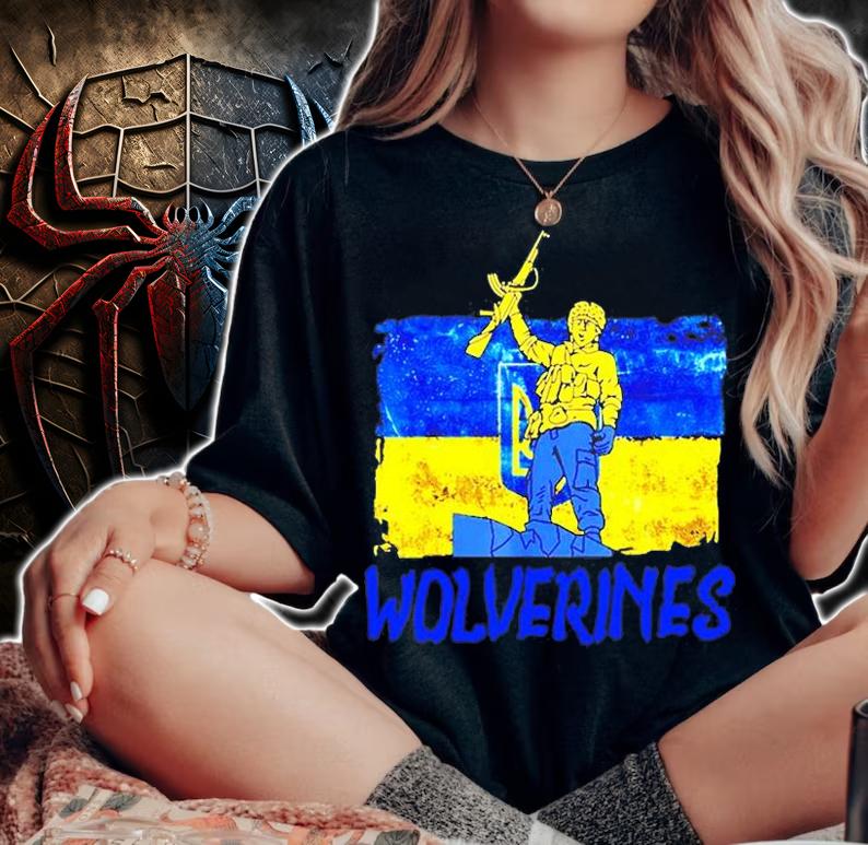 Adam Kinzinger Wolverines Love Ukrainian Soldiers T-Shirt t-shirt