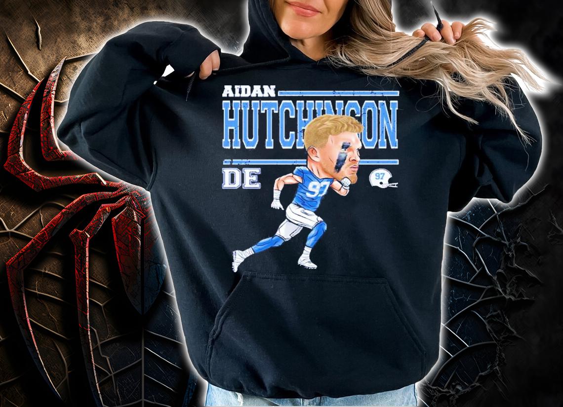 Aidan Hutchinson Detroit Cartoon Football Shirt t-shirt
