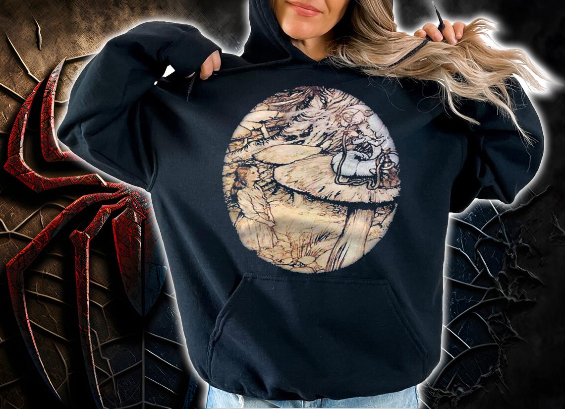 Alice In Wonderland Arthur Rackhams Art Shirt t-shirt hoodie