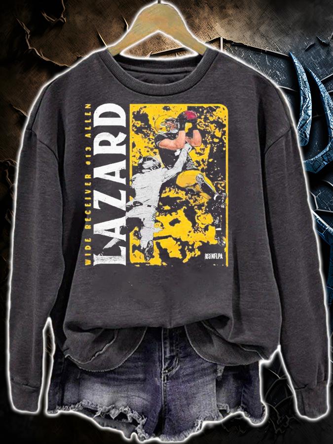 Allen Lazard Green Bay Vertical Football Shirt t-shirt sweatshirt