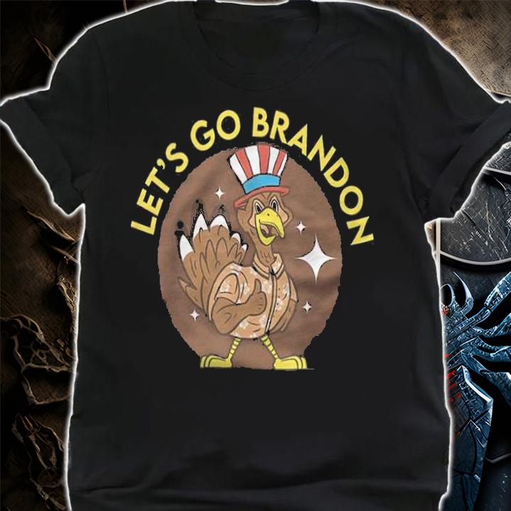 Anti President let's Go Brandon Thanksgiving Day Turkey Funny T-Shirt t-shirt shirt
