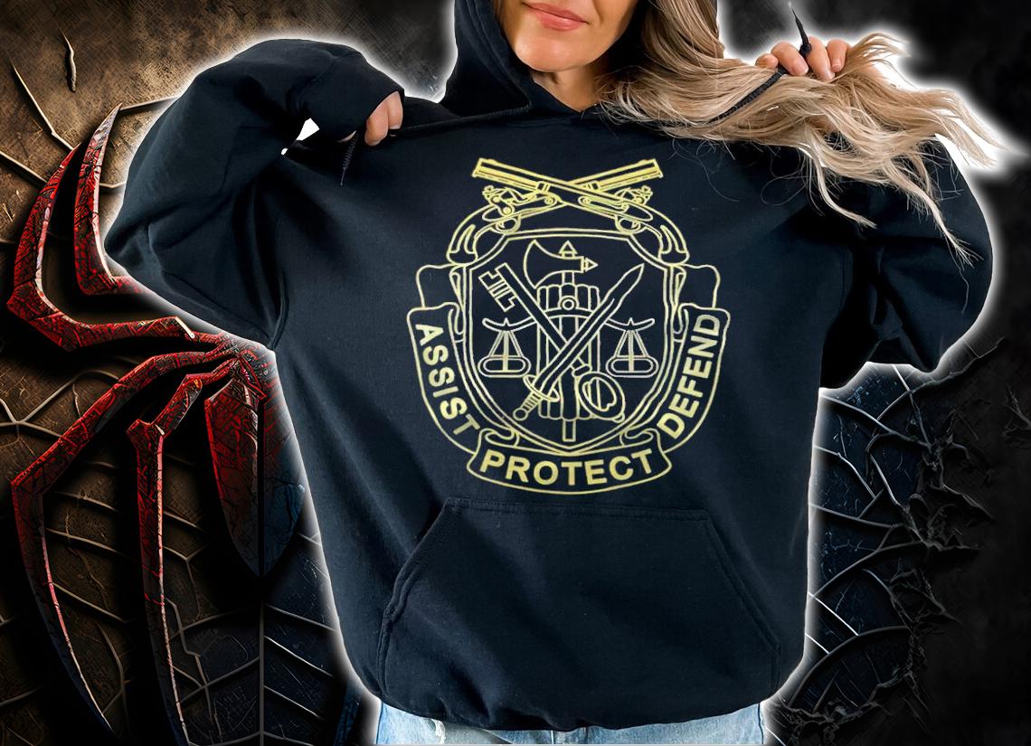 Assist Protect Defend shirt t-shirt hoodie