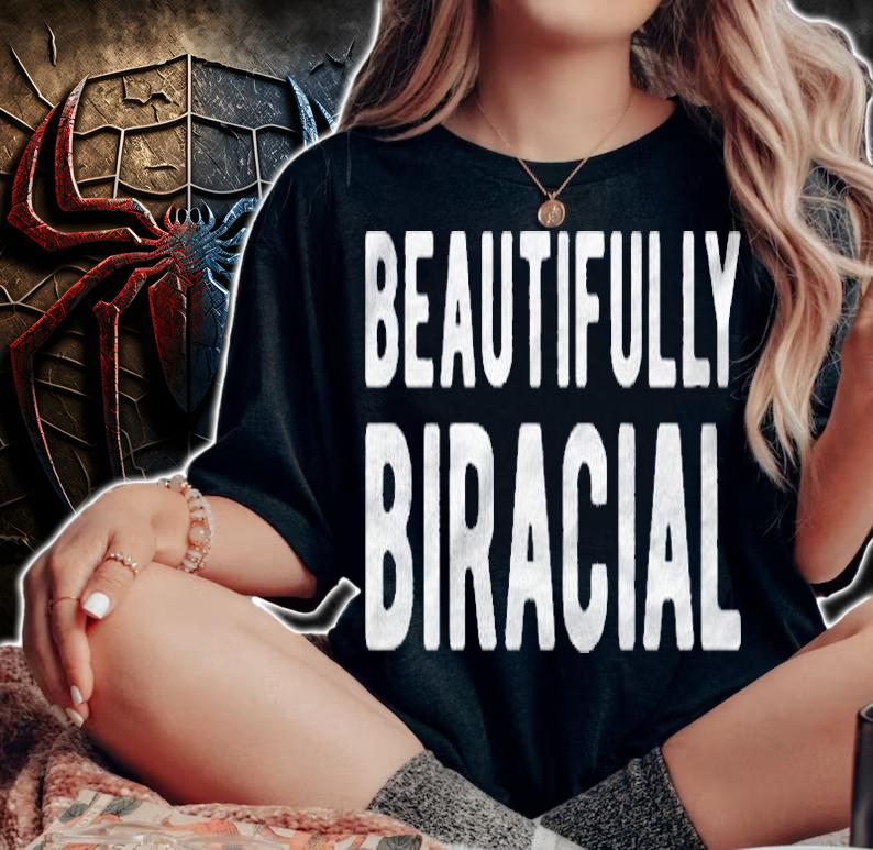 Beautiful Biracial Mixed Race Beauty Multiracial Pride Shirt t-shirt woman shirt