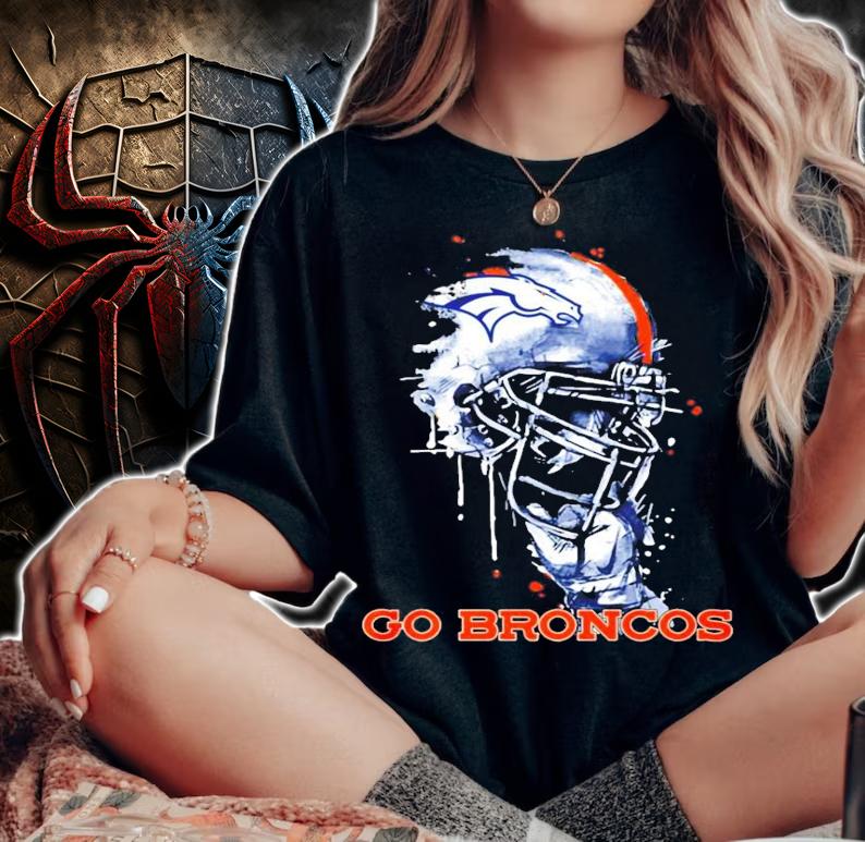 Go Denver Broncos logo shirt t-shirt woman shirt
