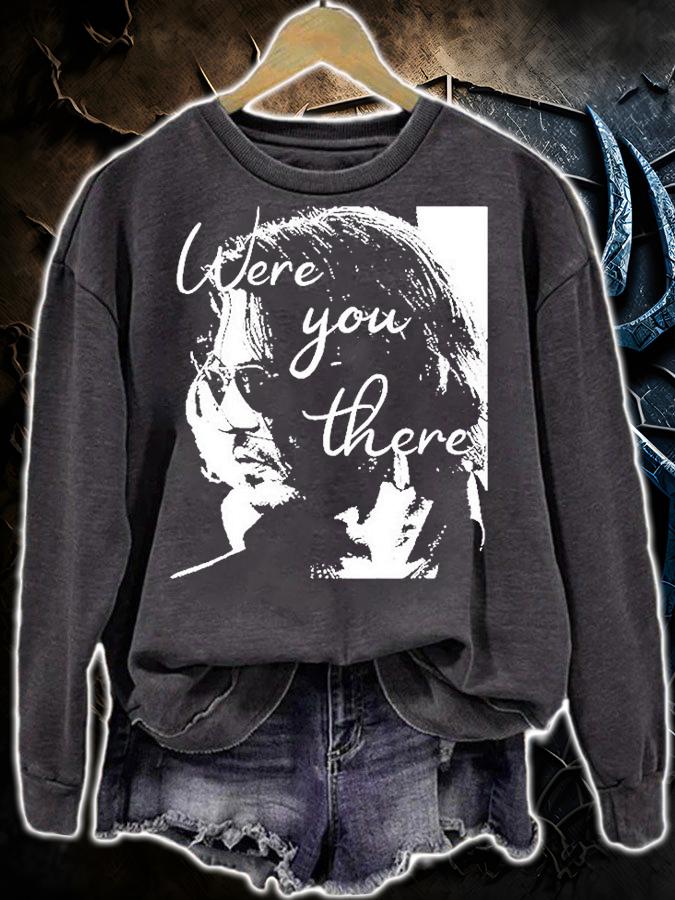 Johnny Depp Were You There T-Shirt t-shirt