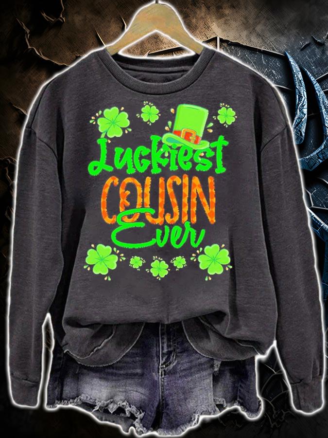Luckiest Cousin Ever St Patrick's Day T-Shirt t-shirt sweatshirt