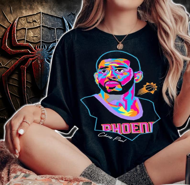 Chris Paul Phoenix Suns Basketball Signature T-Shirt t-shirt woman shirt