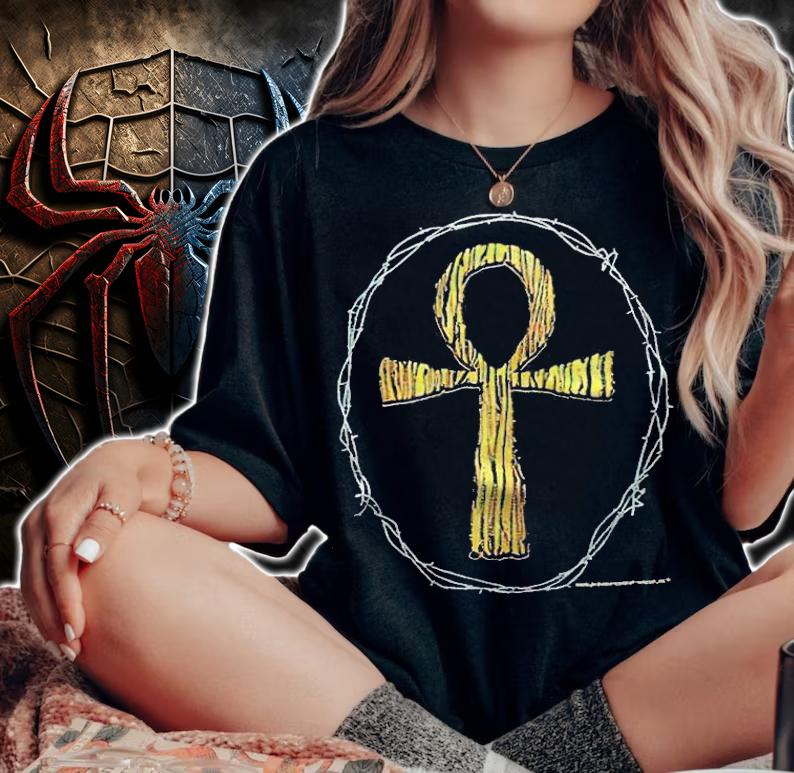 Scotty Riggs Flock Ankh T-shirt t-shirt