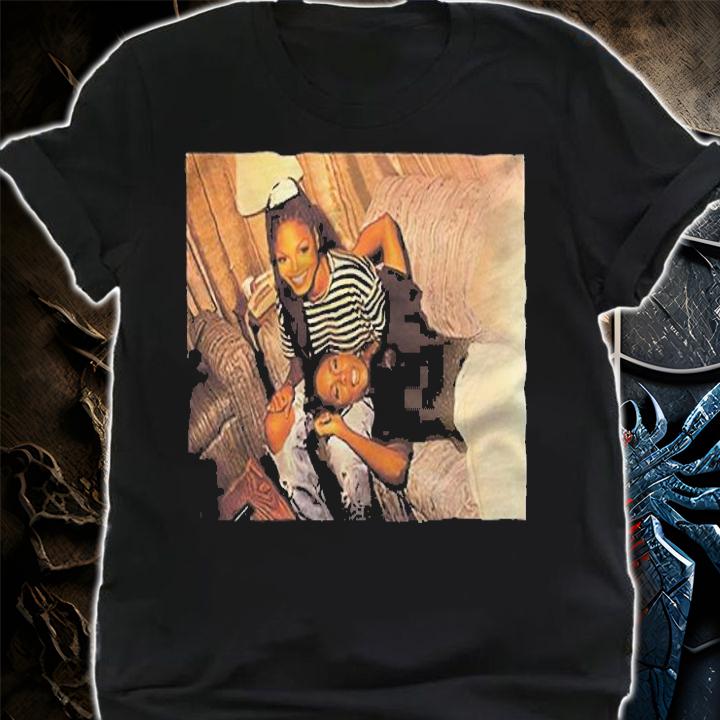 Vintage 90s Janet Jackson And MC Lyte shirt t-shirt shirt