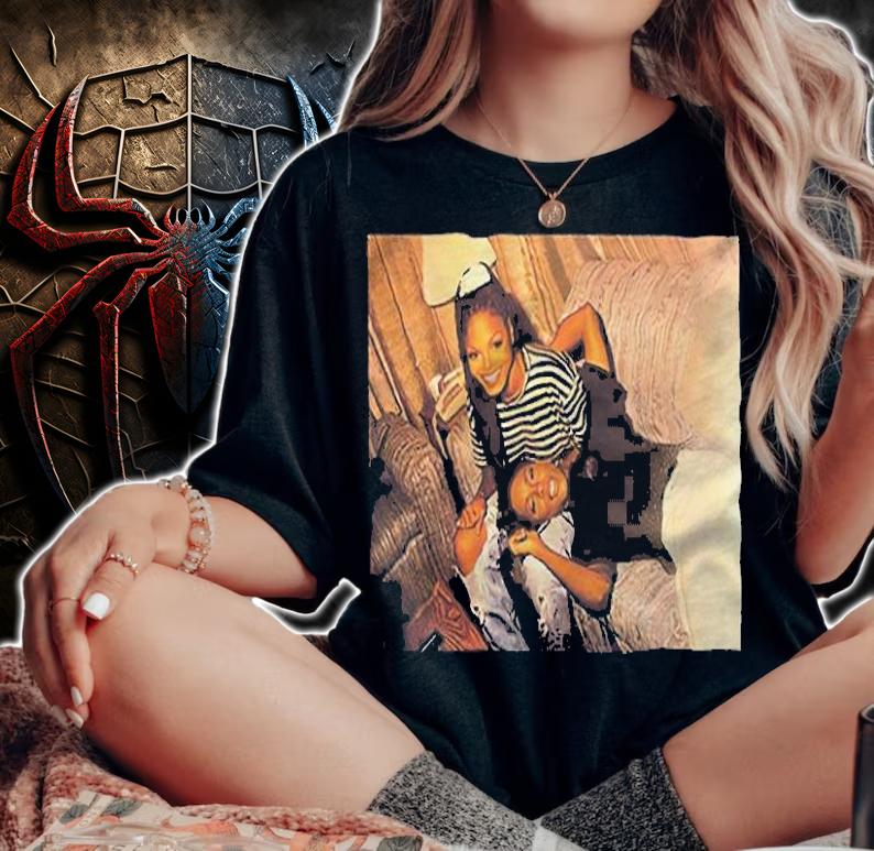 Vintage 90s Janet Jackson And MC Lyte shirt t-shirt woman shirt
