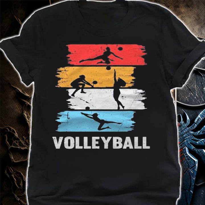 Volleyball Retro Vintage Volleyball Player Coach Gift Shirt t-shirt shirt