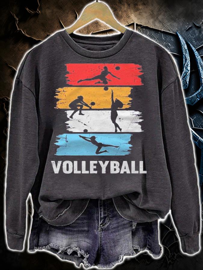 Volleyball Retro Vintage Volleyball Player Coach Gift Shirt t-shirt sweatshirt