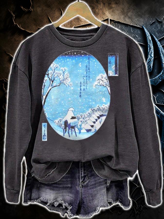 Famous Vintage Japanese Art Fujikawa By Hiroshige Stylish Shirt t-shirt