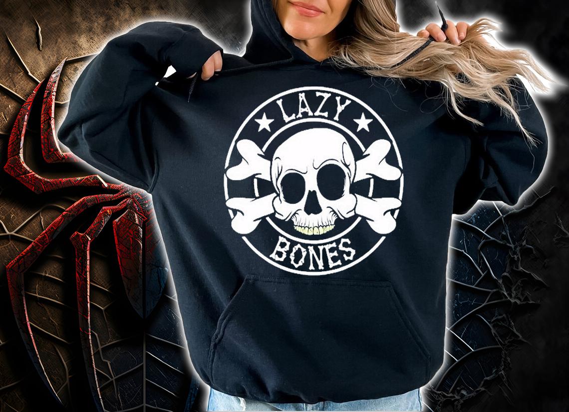 Lazy Bones Skeleton Halloween Costume T-Shirt t-shirt hoodie