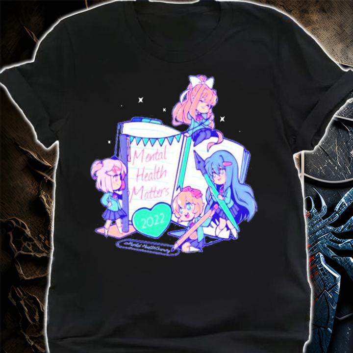 Mental Health Awareness Team Salvato By Mikoto Azure Shirt t-shirt shirt