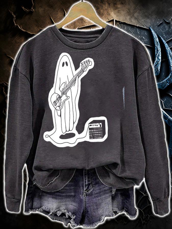 Sheet Ghost Playing Bass Classic T-shirt t-shirt sweatshirt