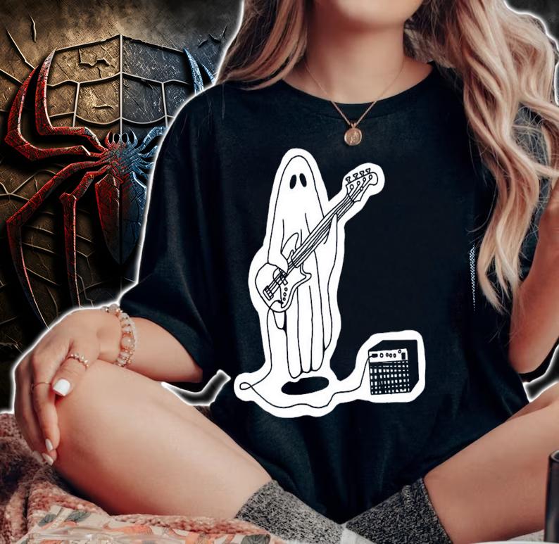 Sheet Ghost Playing Bass Classic T-shirt t-shirt woman shirt