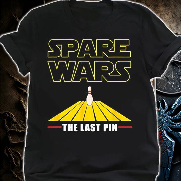 Spare Wars The Last Pin Bowling Parody T-Shirt t-shirt shirt