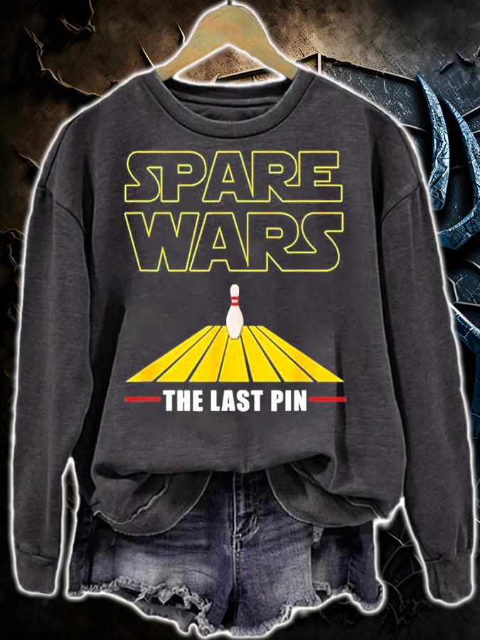 Spare Wars The Last Pin Bowling Parody T-Shirt t-shirt sweatshirt